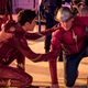 Grant Gustin, John Wesley Shipp